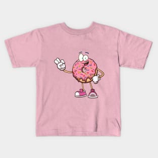 Cute Donut Character Kids T-Shirt